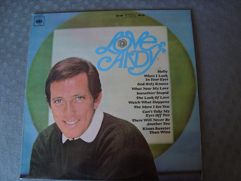 Andy williams, love, andy, Ophalen of Verzenden, Zo goed als nieuw, 12 inch