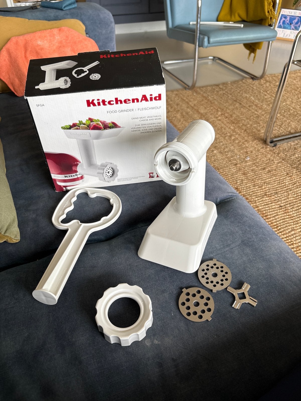 KitchenAid Food Grinder / Vleesmolen (SFGA), Ophalen, Zo goed als nieuw, Vaatwasserbestendig, Minder dan 1 liter