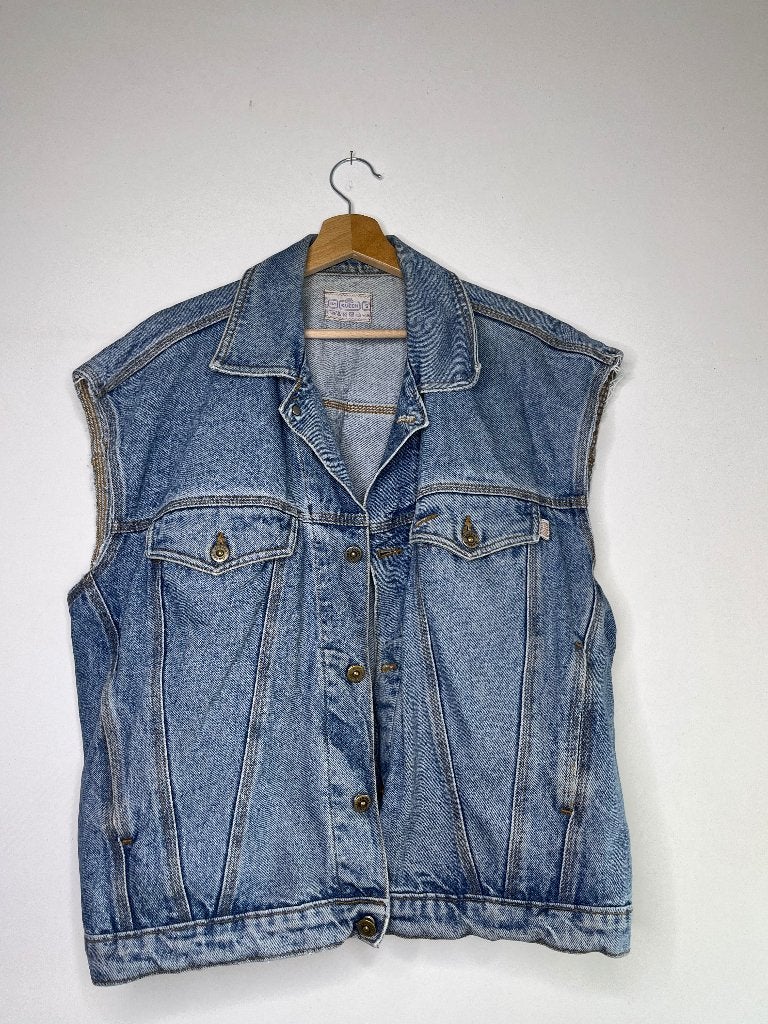 Spijker bodywarmer Queen maat s, Kleding | Dames, Bodywarmers, Ophalen of Verzenden, Zo goed als nieuw, Maat 36 (S), Blauw