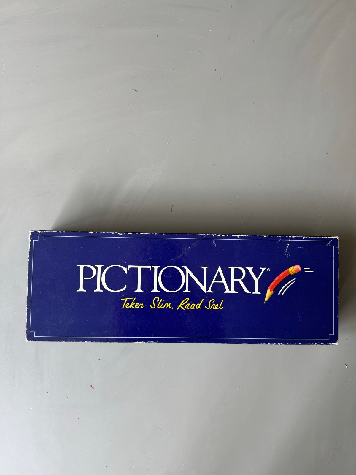 Pictionary Bordspel - Teken Slim, Raad Snel, Drie of vier spelers, Ophalen of Verzenden, Gebruikt