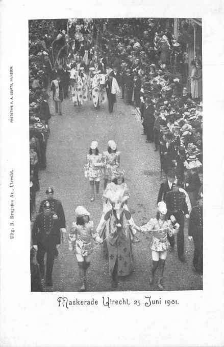 301-007-001 Utrecht Maskerade, Verzenden, Voor 1920, Utrecht