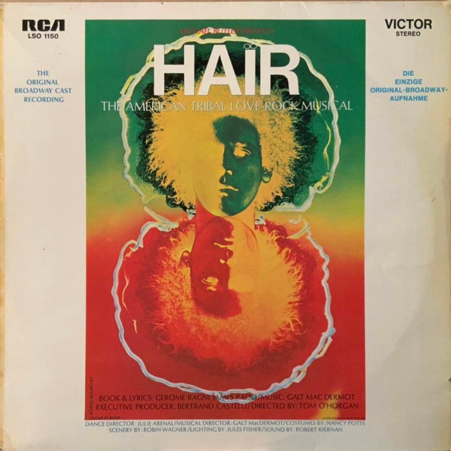 Vinyl Musical Hair, Cd's en Dvd's, Verzenden, Gebruikt
