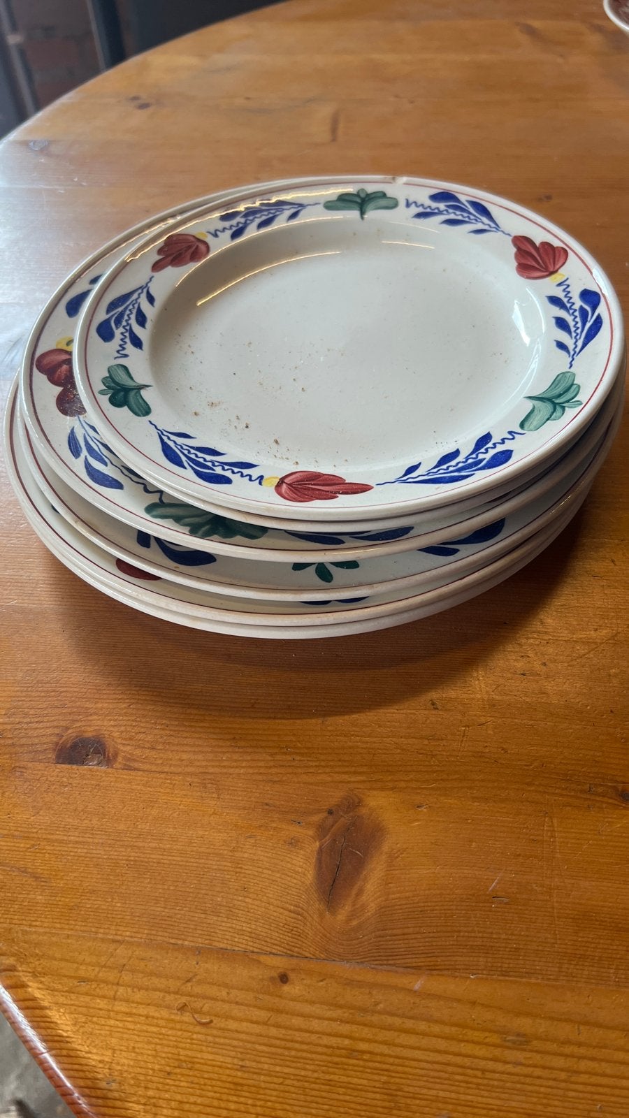 Boerenbond borden - Set van 4 vintage borden, Ophalen of Verzenden
