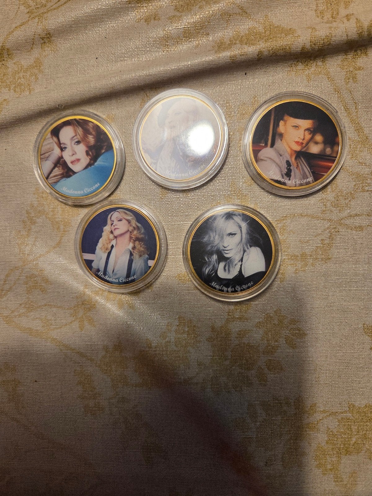 Madonna Ciccone herdenkingsmunten set, Postzegels en Munten, Munten en Bankbiljetten | Verzamelingen, Ophalen of Verzenden, Buitenland