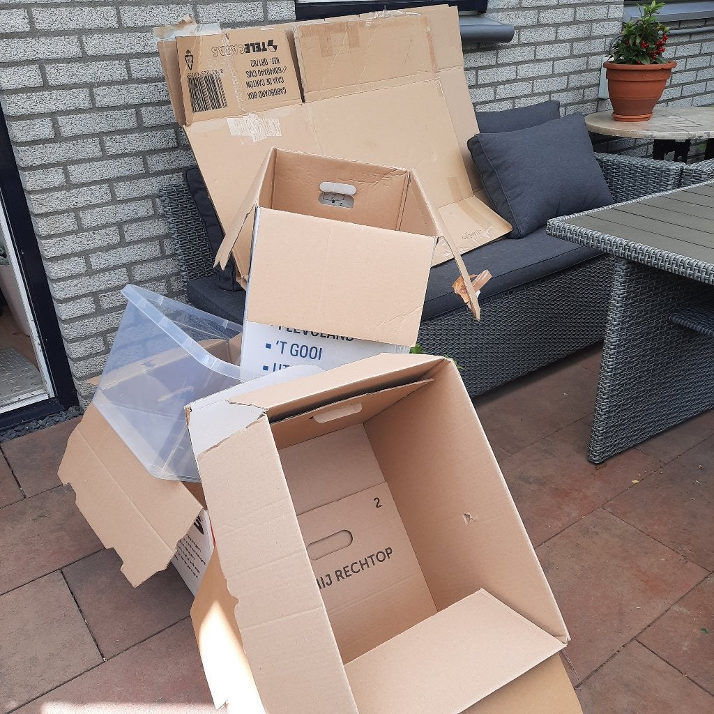 verhuizdozen, Ophalen, Opvouwbaar, 60 cm of meer, 75 tot 100 cm