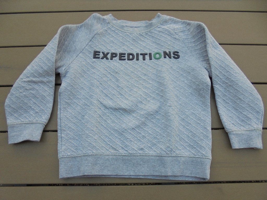 K225 Grijze trui SR maat 110, Kinderen en Baby's, Kinderkleding | Maat 110, Trui of Vest, SR, Ophalen of Verzenden, Zo goed als nieuw