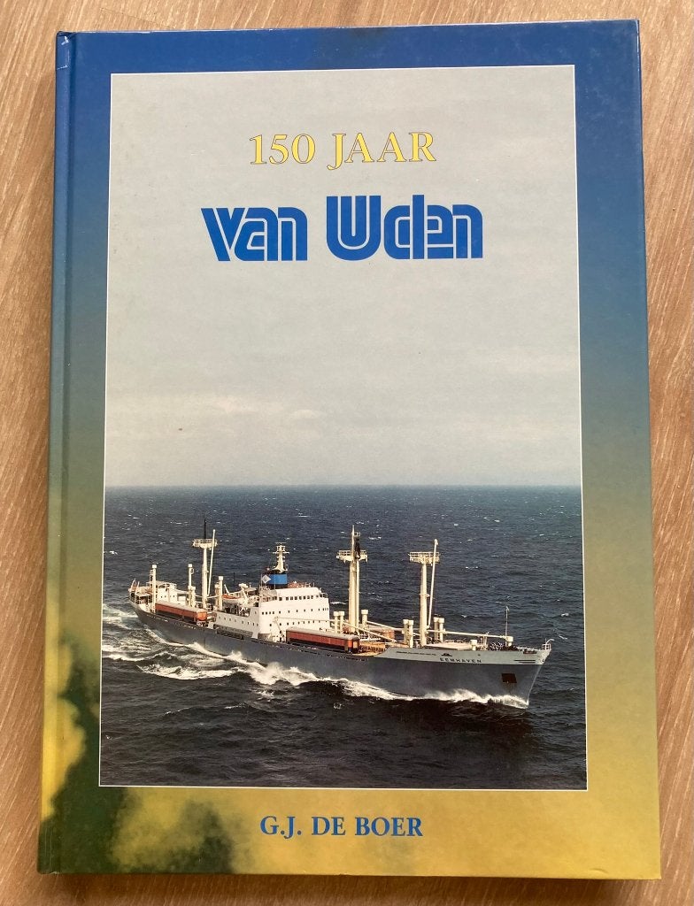 150 jaar Van Uden Rederij, Verzenden, Zo goed als nieuw, Motorboot, Boek of Tijdschrift