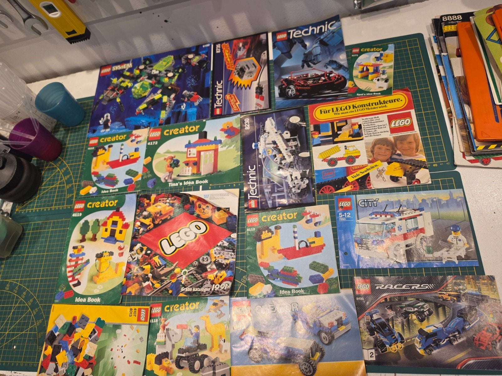 Oude lego handleidingen, Ophalen, Gelezen