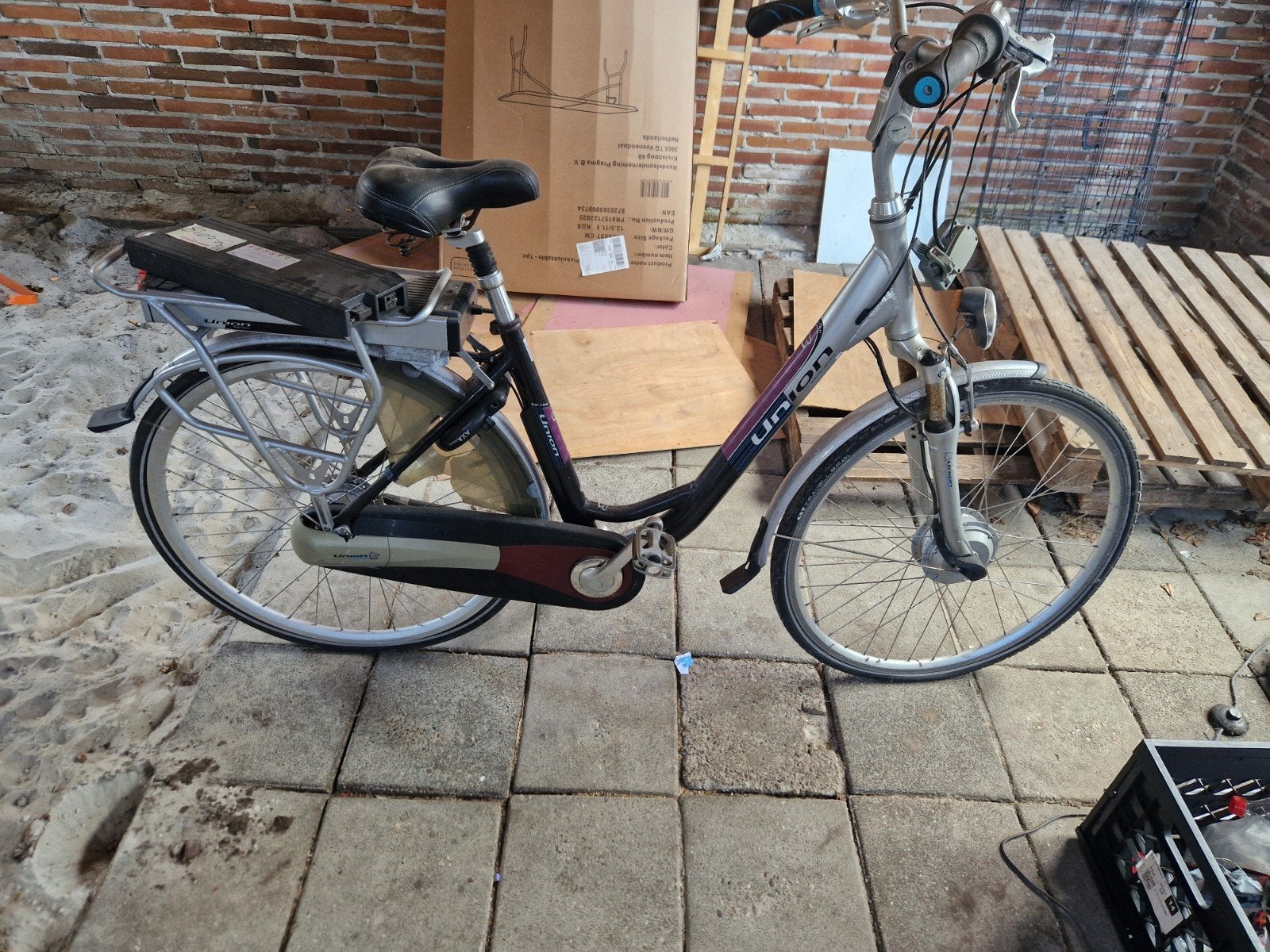 Sparta en Union fietsen, en een driewieler opknappers, Ophalen, Sparta, Gebruikt, Velgrem