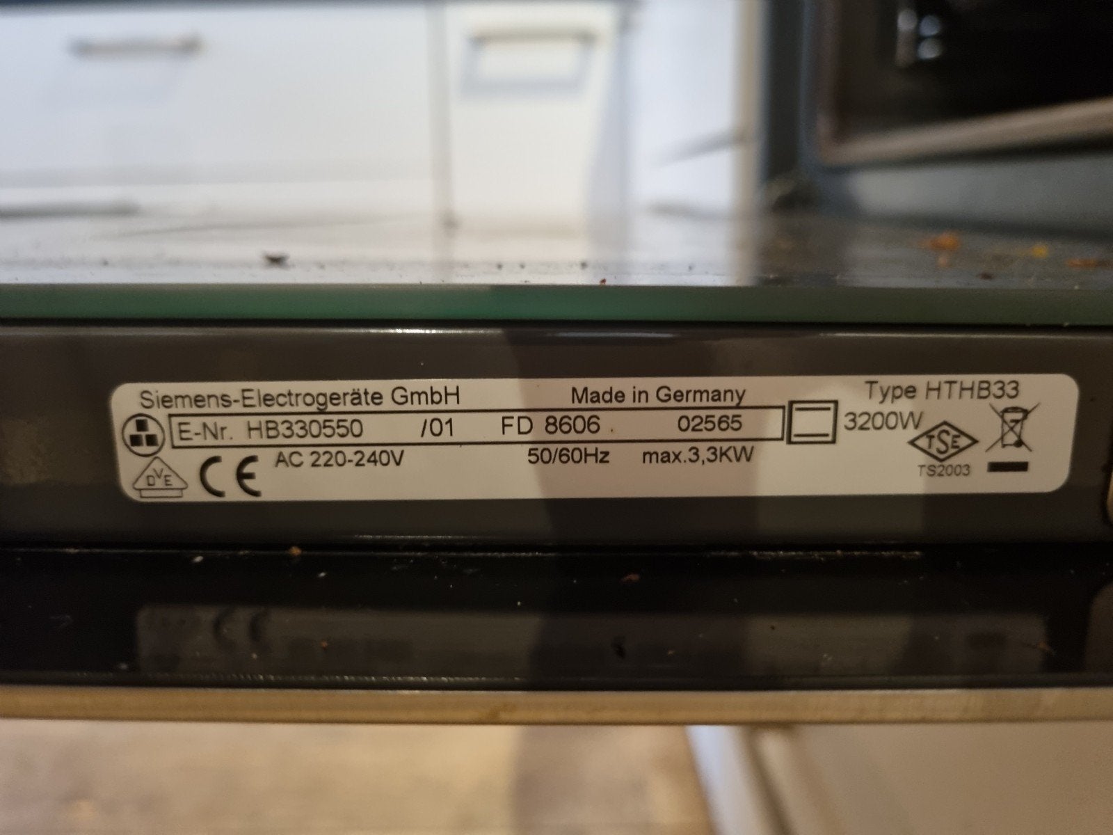 Siemens Inbouw Oven HTHB33 - Gebruikt, Witgoed en Apparatuur, Ovens, Ophalen, Gebruikt, Oven, Hete lucht