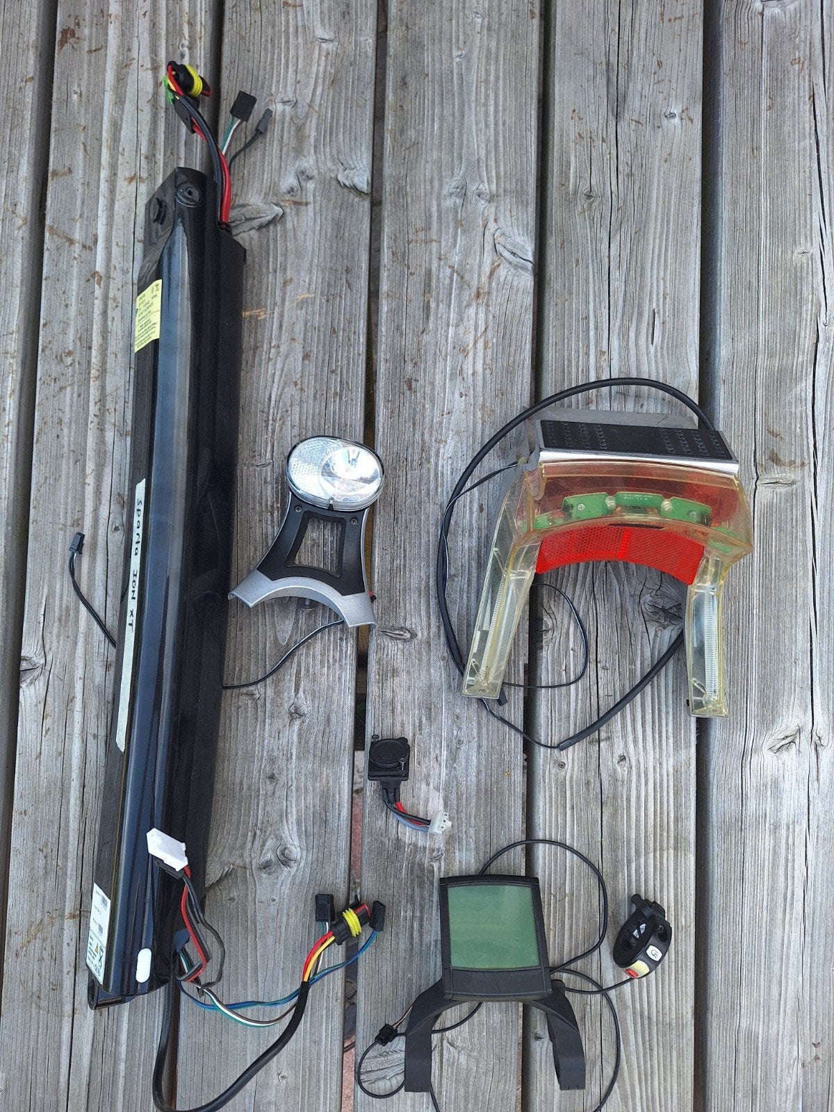 Sparta Ion XT onderdelen: accu, display, verlichting, Ophalen, Gebruikt