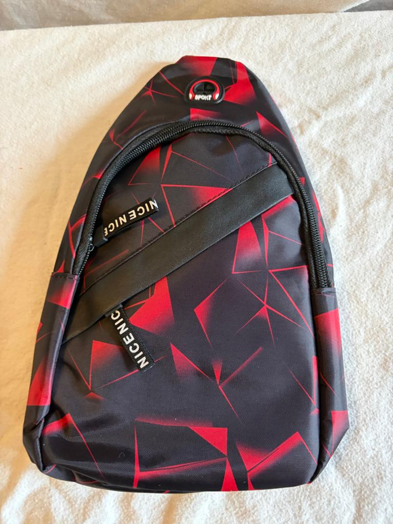Sportieve Sling Bag - Rood/Zwart, Ophalen of Verzenden, Nieuw, Rood, Overige merken