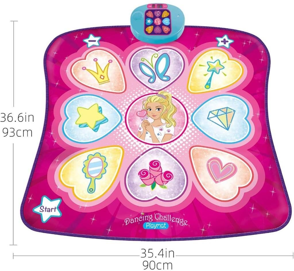Dansmat voor Meisjes Muzikale Speelmat met LED-Verlichting, Ophalen of Verzenden, Nieuw, Knutselen, Met licht