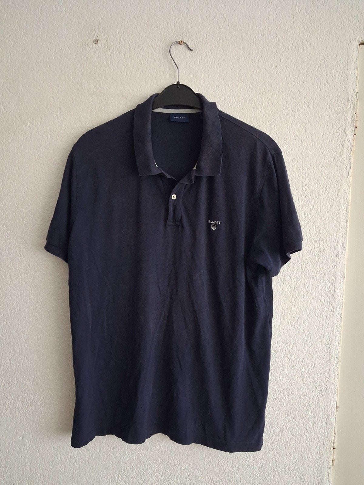 GANT Polo Shirt Heren - Maat XL - Donkerblauw, Blauw, GANT, Maat 56/58 (XL), Ophalen of Verzenden