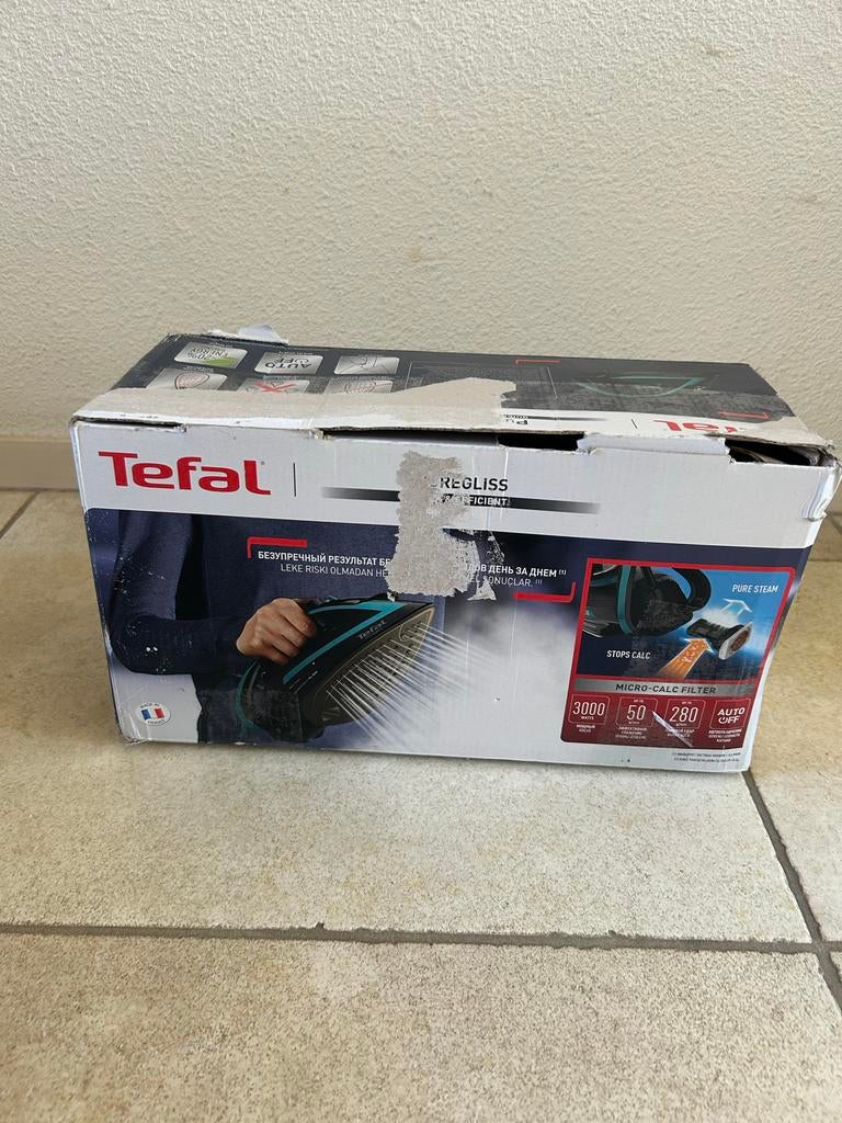 Tefal PureGliss FV8066 stoomstrijkijzer - Nieuw met kleine s, Witgoed en Apparatuur, Strijkijzers en Strijkplanken, Strijkijzer met snoer