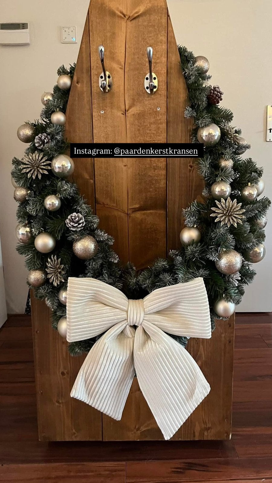 Paardenkerstkrans / Kerstkrans voor je paard! CUSTOM, Ophalen of Verzenden, Nieuw, Overige disciplines
