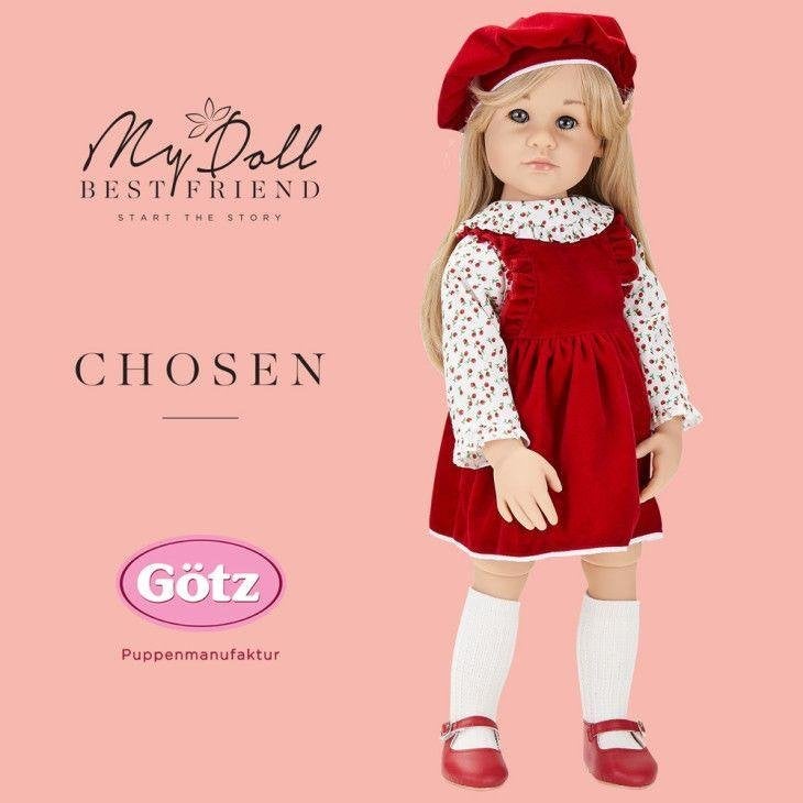 Gotz Happy Kidz Chosen LE250 Mabel rose pop nieuw, Verzamelen, Ophalen of Verzenden, Nieuw, Pop
