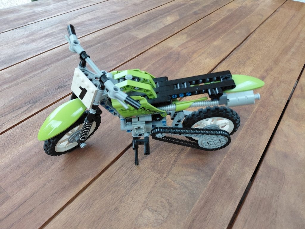 Lego technic cross motor 8291, Ophalen of Verzenden, Gebruikt