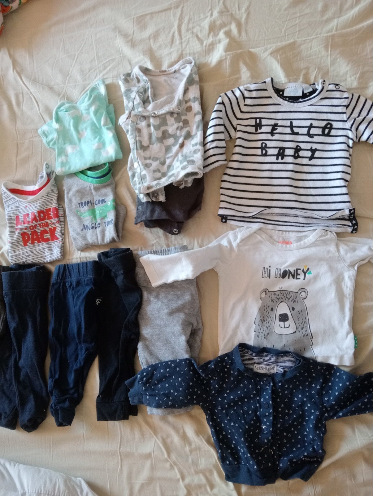 Kledingpakket j/m maat 50 en 56 zgan, Kinderen en Baby's, Babykleding | Baby-kledingpakketten, Ophalen of Verzenden, Zo goed als nieuw