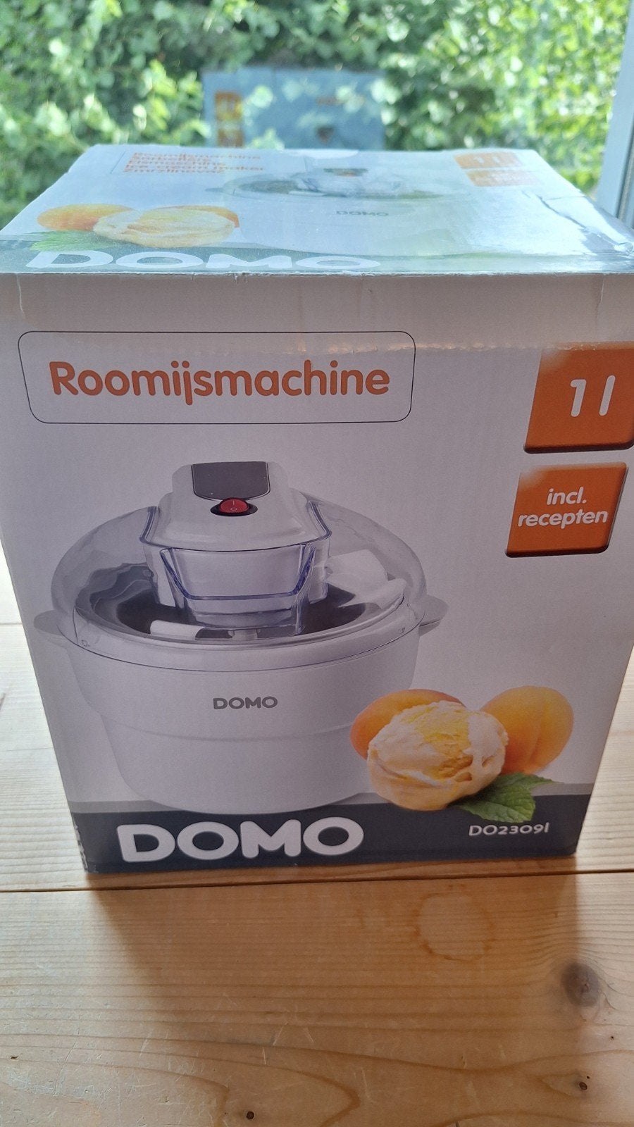 Domo Roomijsmachine DO2309I 1x gebruikt, Ophalen of Verzenden, Zo goed als nieuw