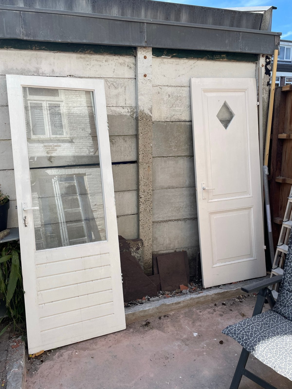 Binnendeuren met glas, gratis af te halen, Ophalen, Gebruikt, Minder dan 80 cm, Binnendeur