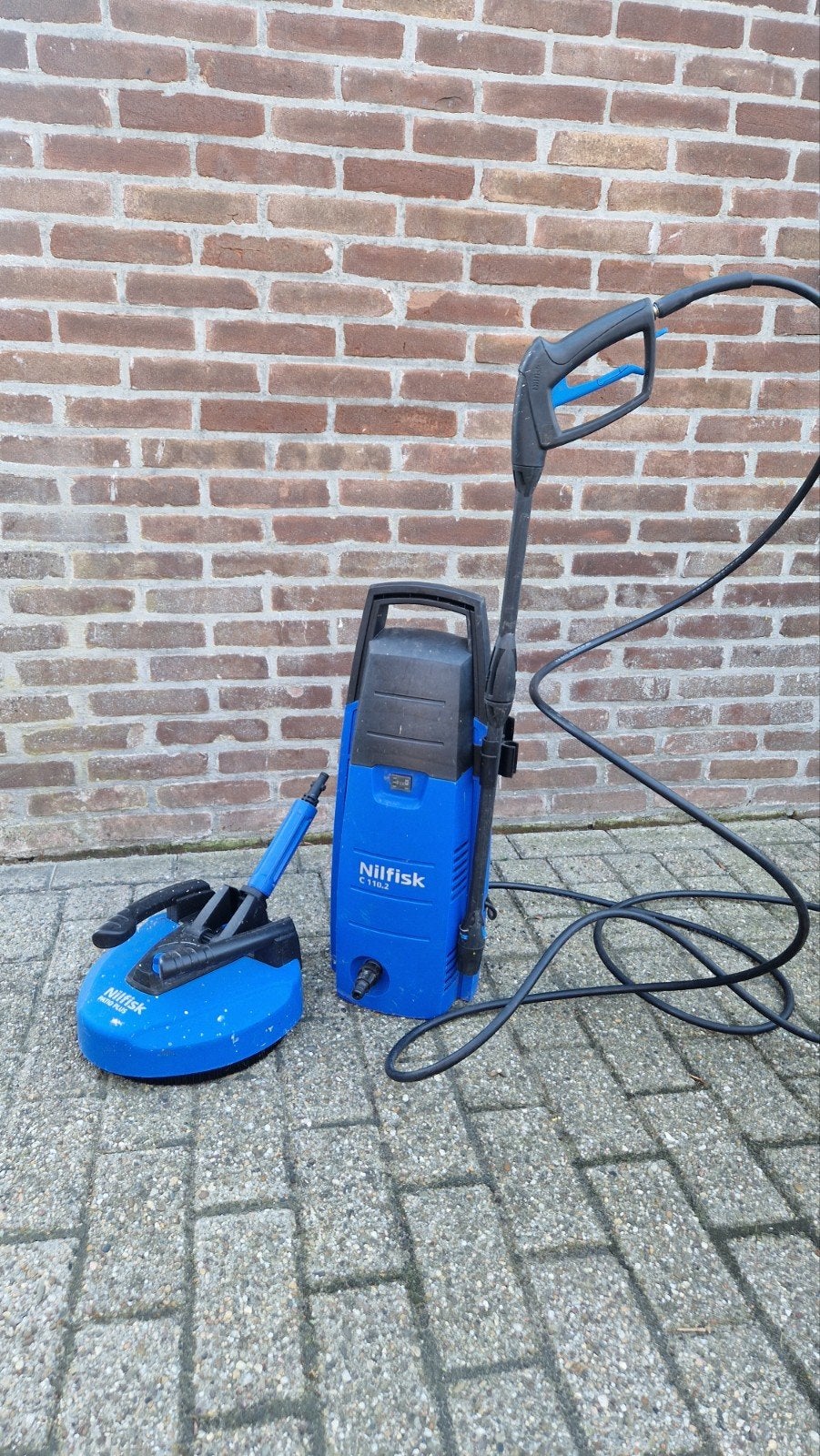 Nilfisk C110.2 hogedrukreiniger met toebehoren., Tuin en Terras, Ophalen, Gebruikt, Elektrisch, Nilfisk