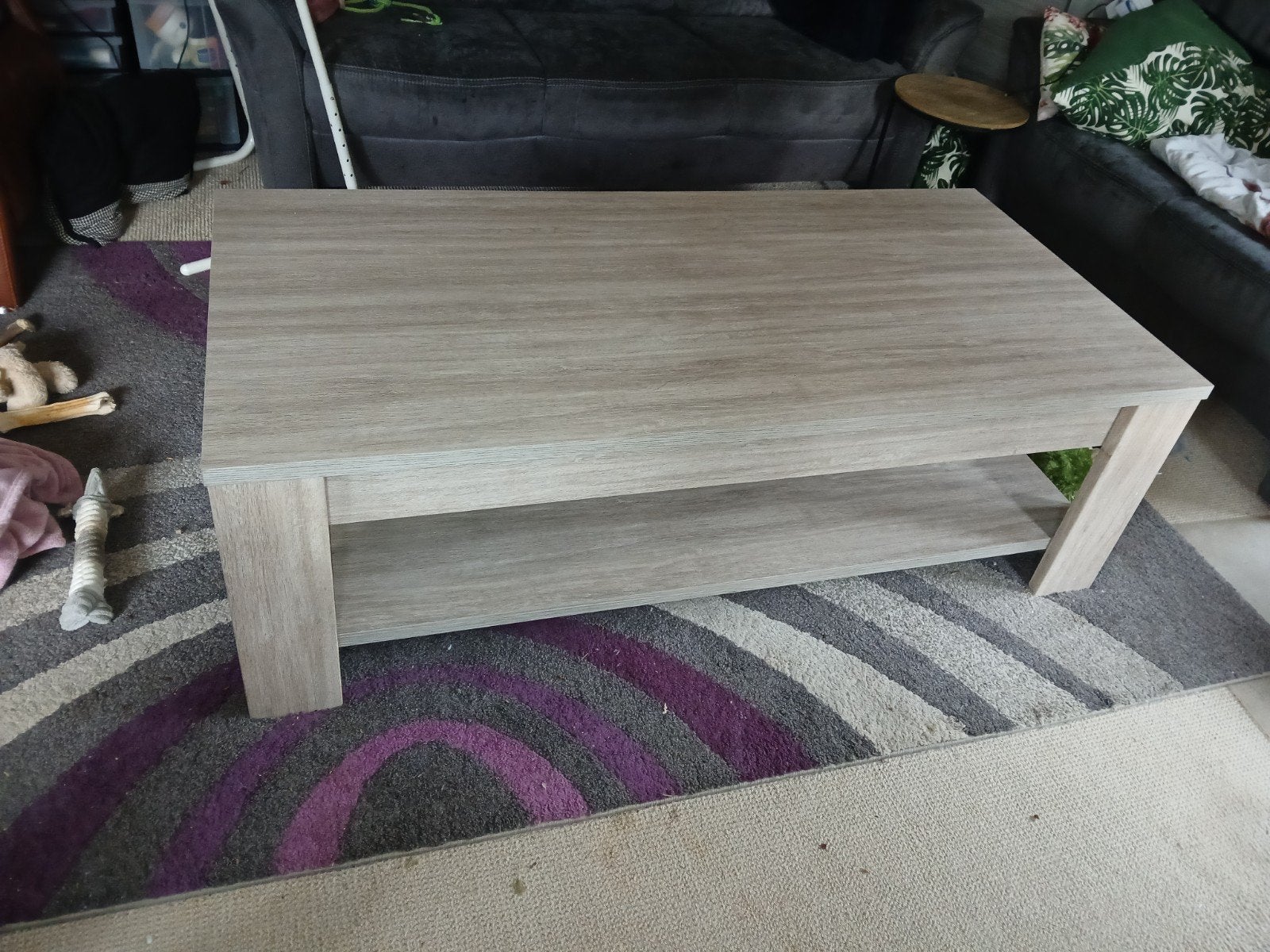 Zware salontafel van goede kwaliteit - snel ophalen, Huis en Inrichting, Ophalen, 50 – 75, Gebruikt, 100 tot 150 cm