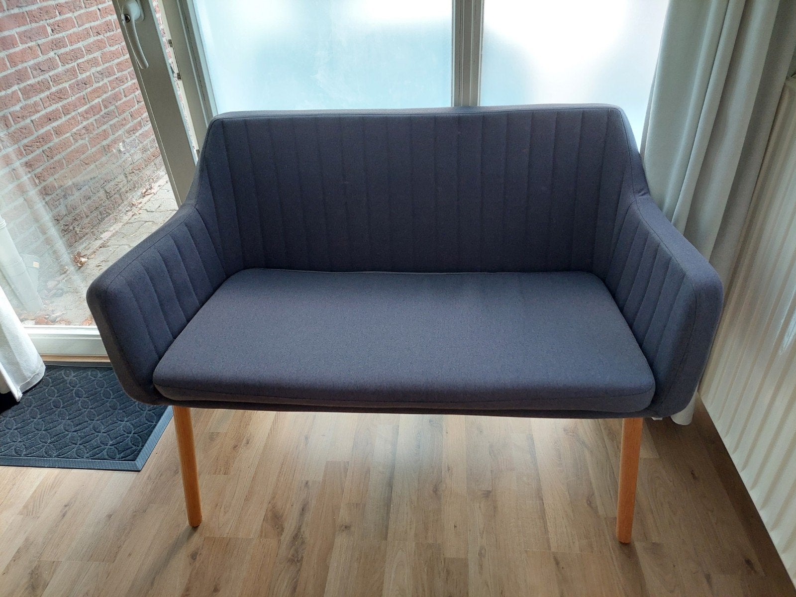 Bankje zo goed als nieuw - 1.20m breed, Huis en Inrichting, Ophalen, Minder dan 75 cm, Tweepersoons, Zo goed als nieuw