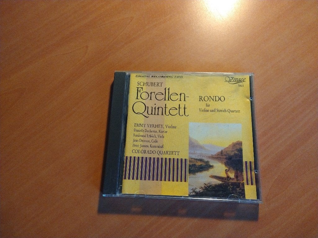 CD Schubert Forellen Quintet - Rondo, Ophalen of Verzenden, Romantiek, Zo goed als nieuw, Kamermuziek