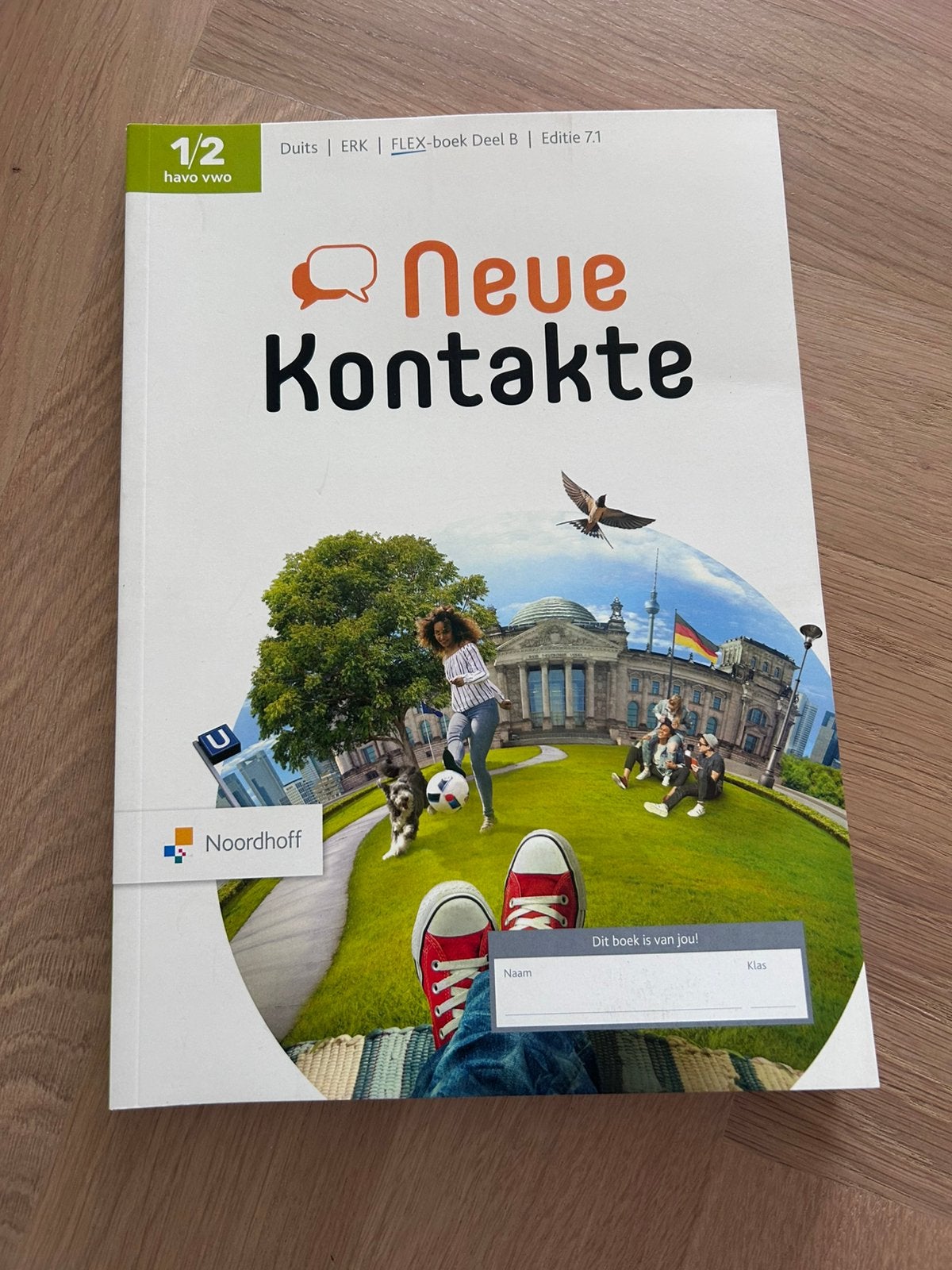 Neue Kontakte flex boek Deel B 1/2 Havo/Vwo editie 7.1, Boeken, Ophalen of Verzenden, Zo goed als nieuw, HAVO, Duits