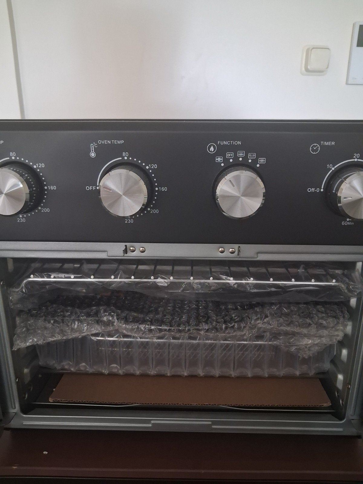 Nieuwe air fryer oven met dubbele deur, Witgoed en Apparatuur, Ophalen, Minder dan 45 cm, Overige merken, Hete lucht
