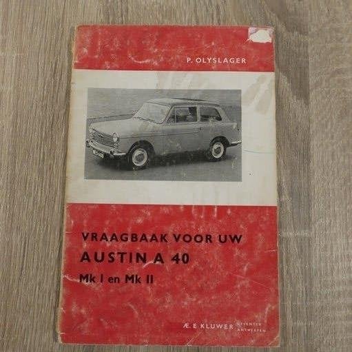 Austin A40 A 40 Mk 1 en Mk 2 vraagbaak 1958 1965, Boeken, Auto's | Boeken, Ophalen of Verzenden, Gelezen, Overige merken