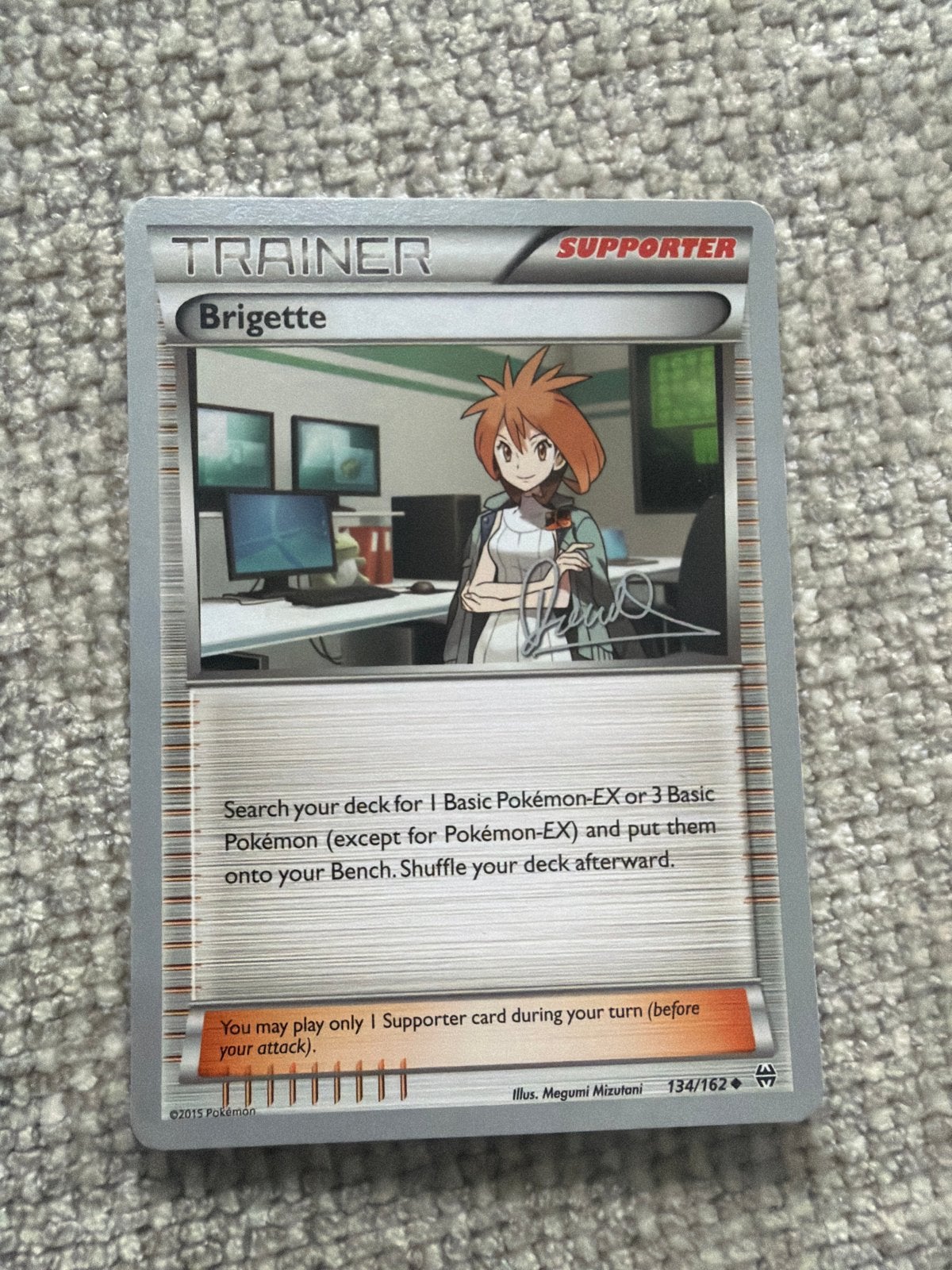 Brigette Trainer 134/162 World championship Diego Deck 2017, Ophalen, Gebruikt, Losse kaart