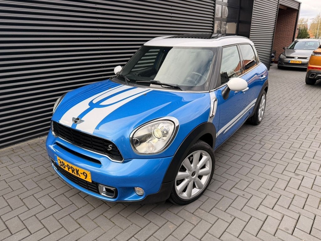 MINI Countryman 1.6 Cooper S Chili| VOLLE AUTO| PANO| LEER|, Auto's, Euro 5, Gebruikt, Blauw, Bedrijf