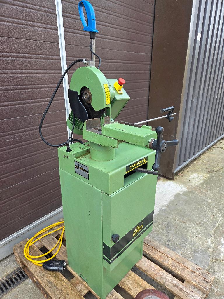 Metaal afkortzaag, MEP, Scorpio 250, 400 volt,, Doe-het-zelf en Verbouw, Gereedschap | Zaagmachines, Ophalen, Gebruikt, 70 mm of meer