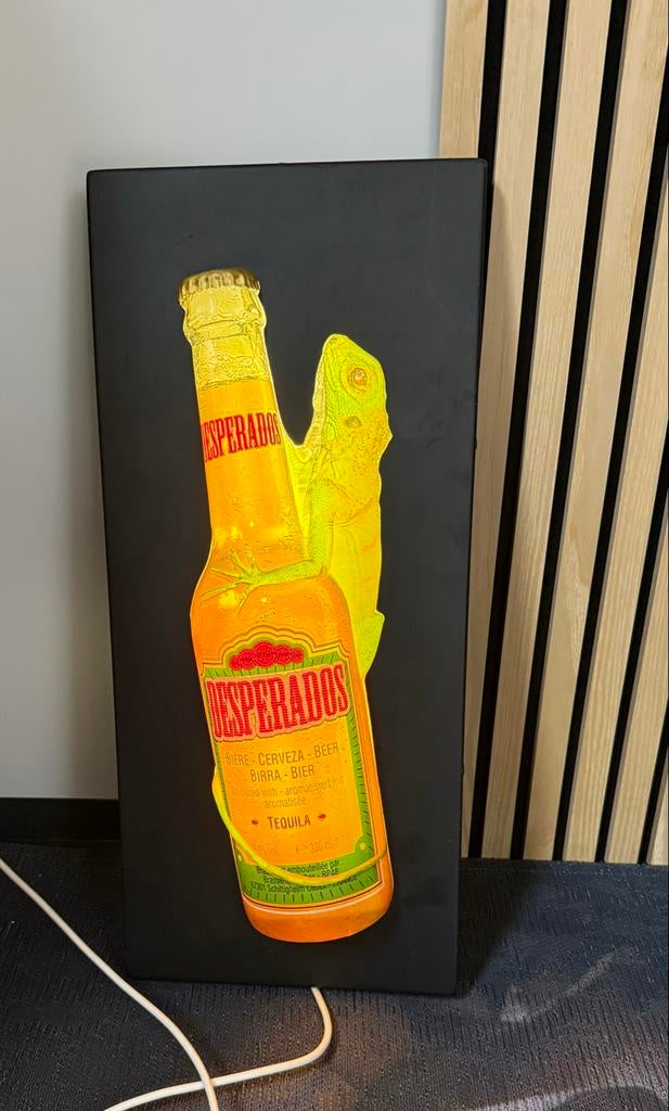 Desperados reclame lamp, Ophalen of Verzenden, Reclamebord, Plaat of Schild, Overige merken