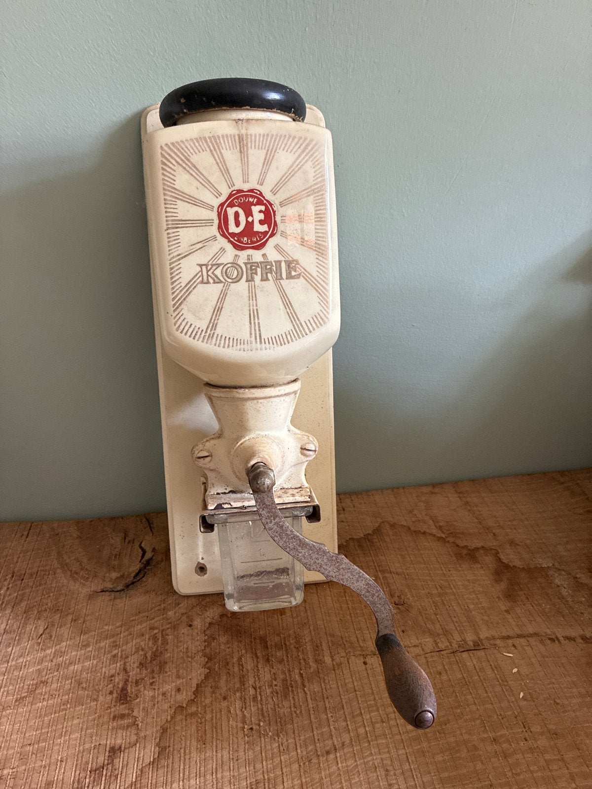 Vintage Douwe Egberts Koffiemolen - Wandmodel, Ophalen