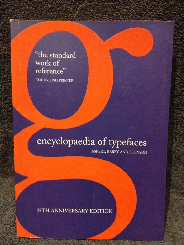 Encyclopaedia of Typefaces - Naslagwerk over lettertypen, Ophalen of Verzenden