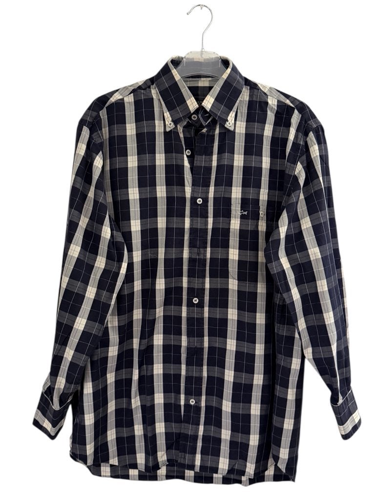 Paul & Shark blouse M, Blauw, Ophalen of Verzenden, Zo goed als nieuw, Halswijdte 41/42 (L)