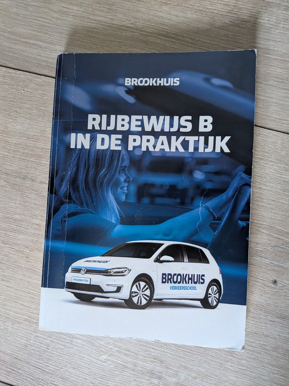 Rijbewijs B lesboek/praktijkboek, Ophalen of Verzenden, Gelezen, Overige niveaus, Broekhuis Verkeersschool