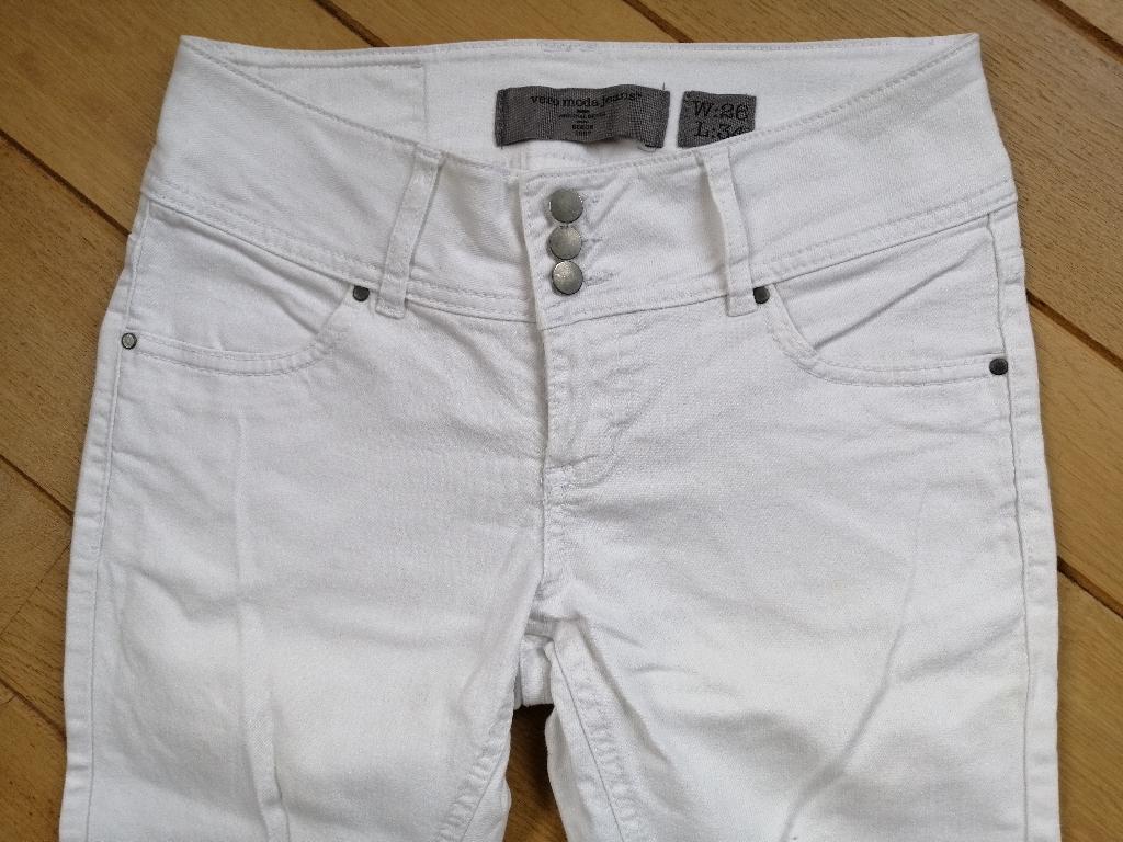 VERO MODA Jeans spijkerboek wit maat 26 x 34 - nieuw -, Vero Moda, Wit, Nieuw, Ophalen of Verzenden