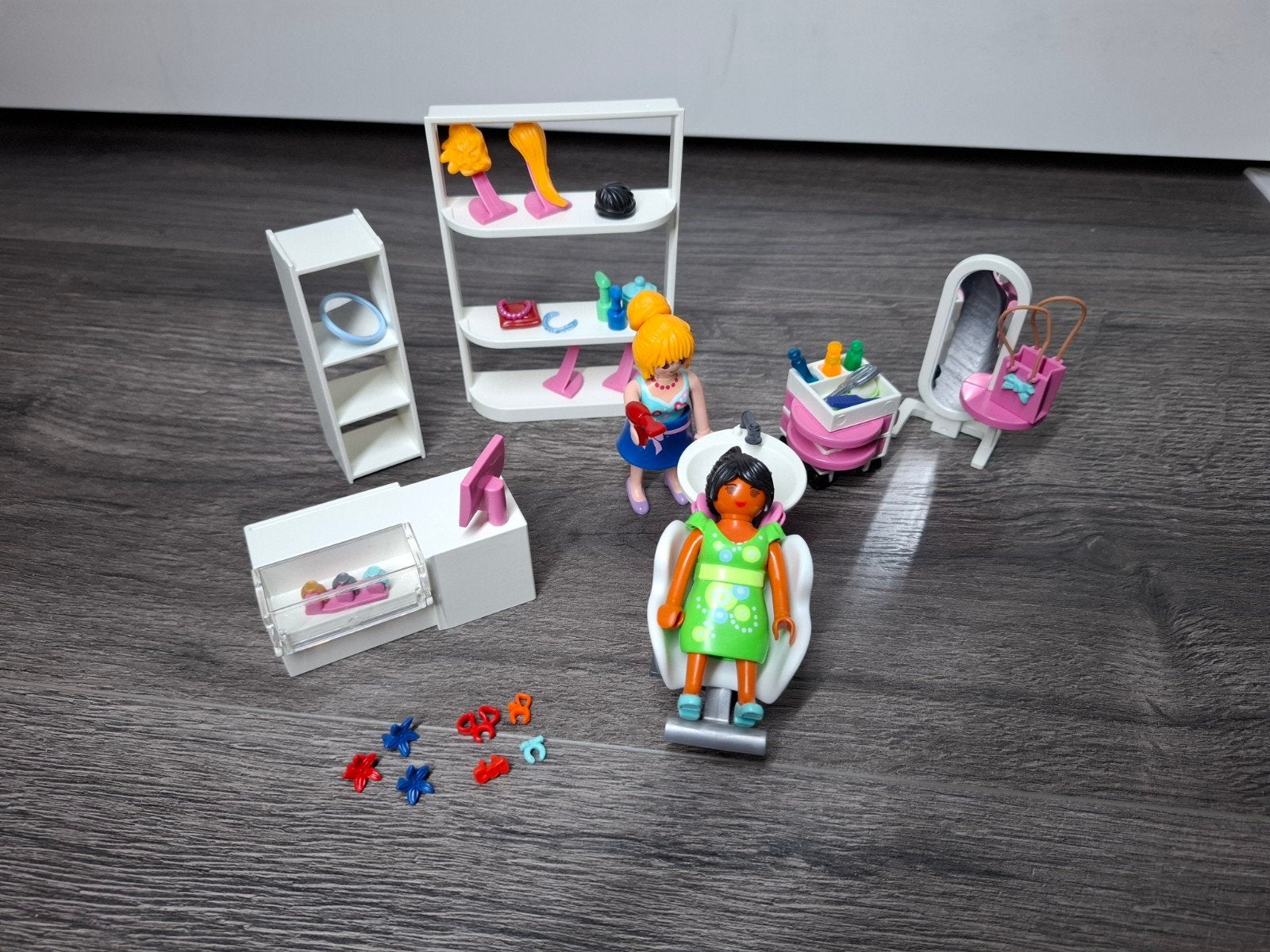 Playmobil haarsalon 5487, Ophalen of Verzenden, Zo goed als nieuw