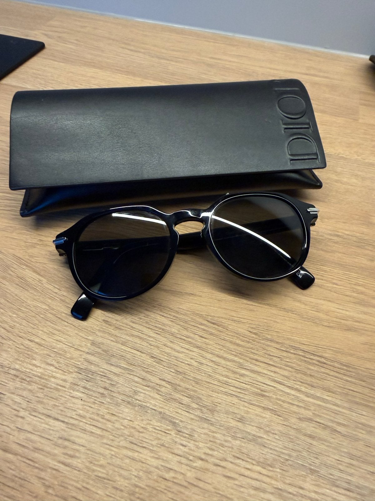 DiorBlackSuit R2I Zonnebril - Zwart met etui, Overige merken, Zonnebril, Zwart, Ophalen of Verzenden