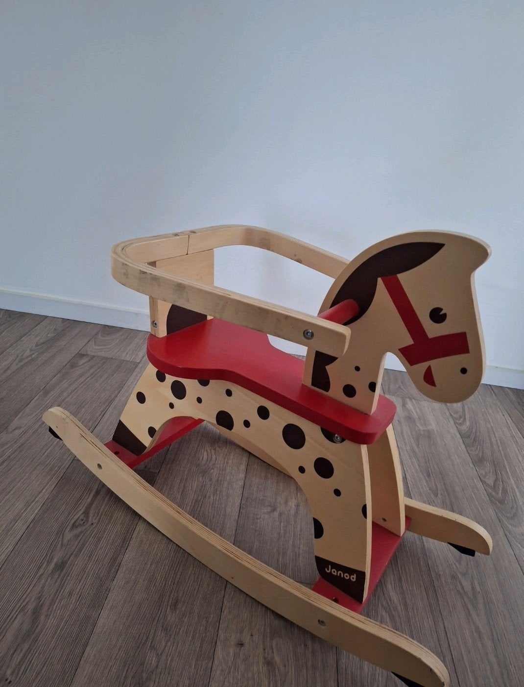 Janod houten hobbelpaard speelgoed kind, Ophalen