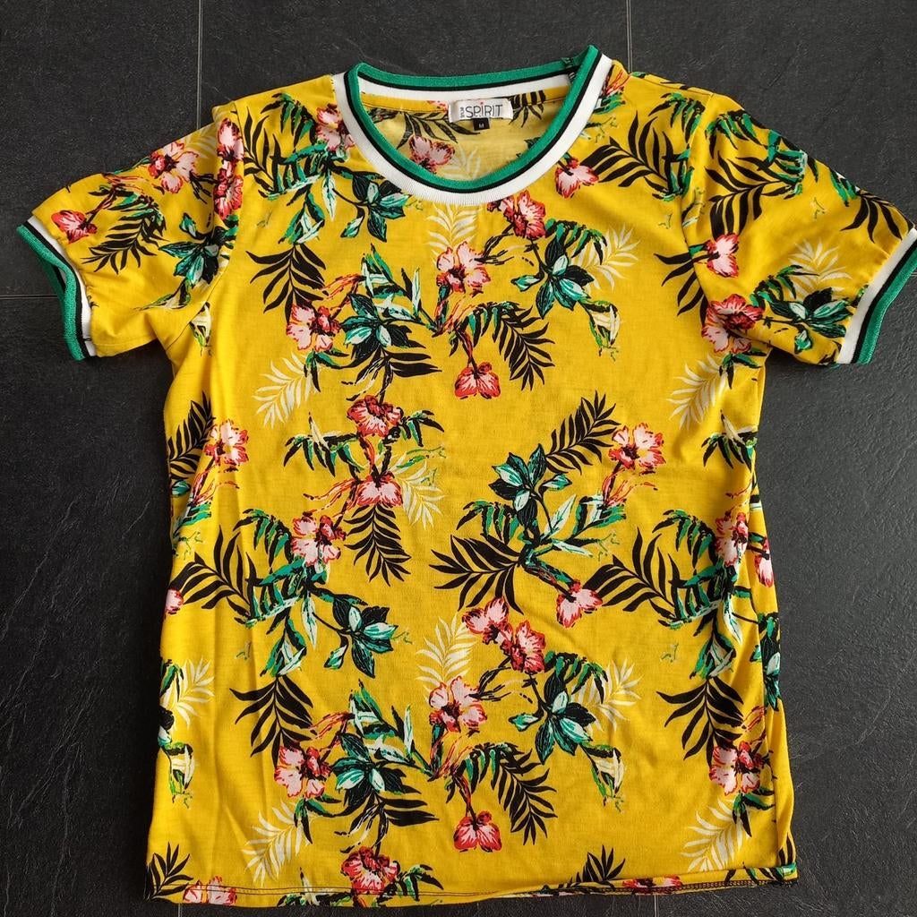 Leuk vrolijk shirt van Spirit maat M koopje nu, Maat 38/40 (M), Geel, Ophalen of Verzenden, True Spirit