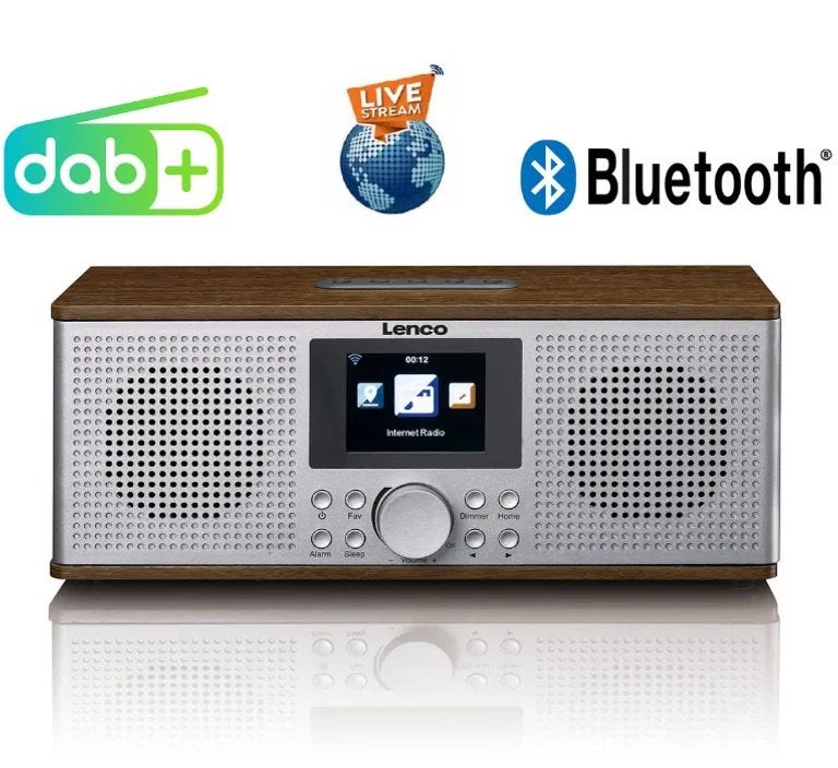 Lenco Internetradio met DAB+ - DIR-170 - Bruin, Ophalen, Nieuw, Overige typen