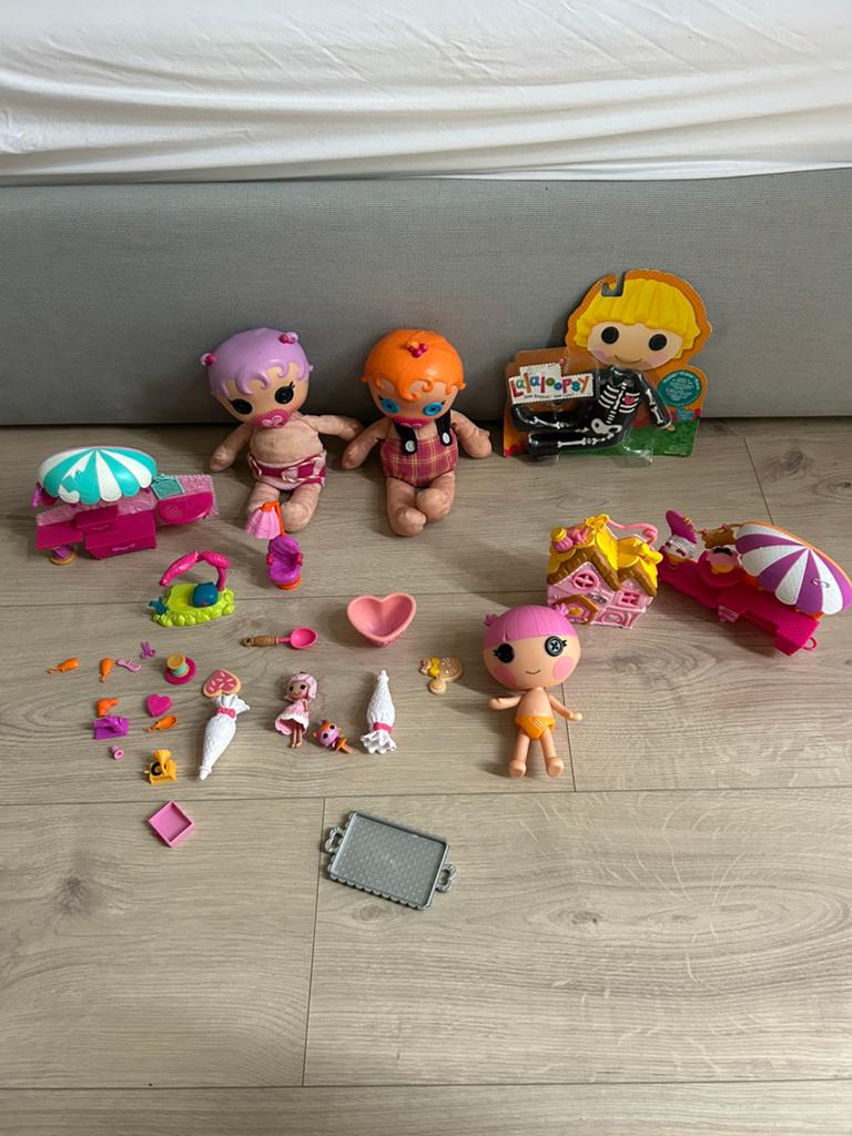 lalaloopsy bundle - baby dolls, mini playsets & accessories, Kinderen en Baby's, Speelgoed | Poppen, Gebruikt, Overige typen, Verzenden