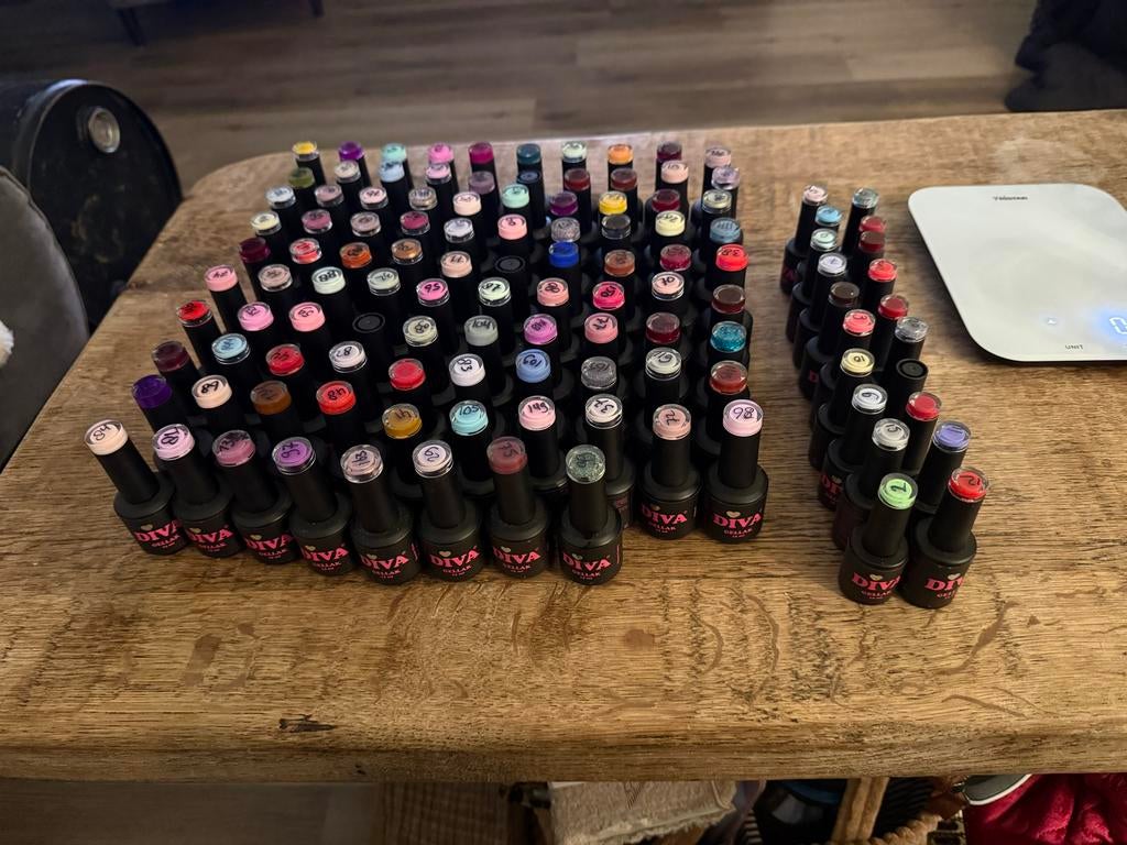 Diva Gellak Collectie - 117 Stuks Diverse Kleuren, Ophalen of Verzenden, Zo goed als nieuw