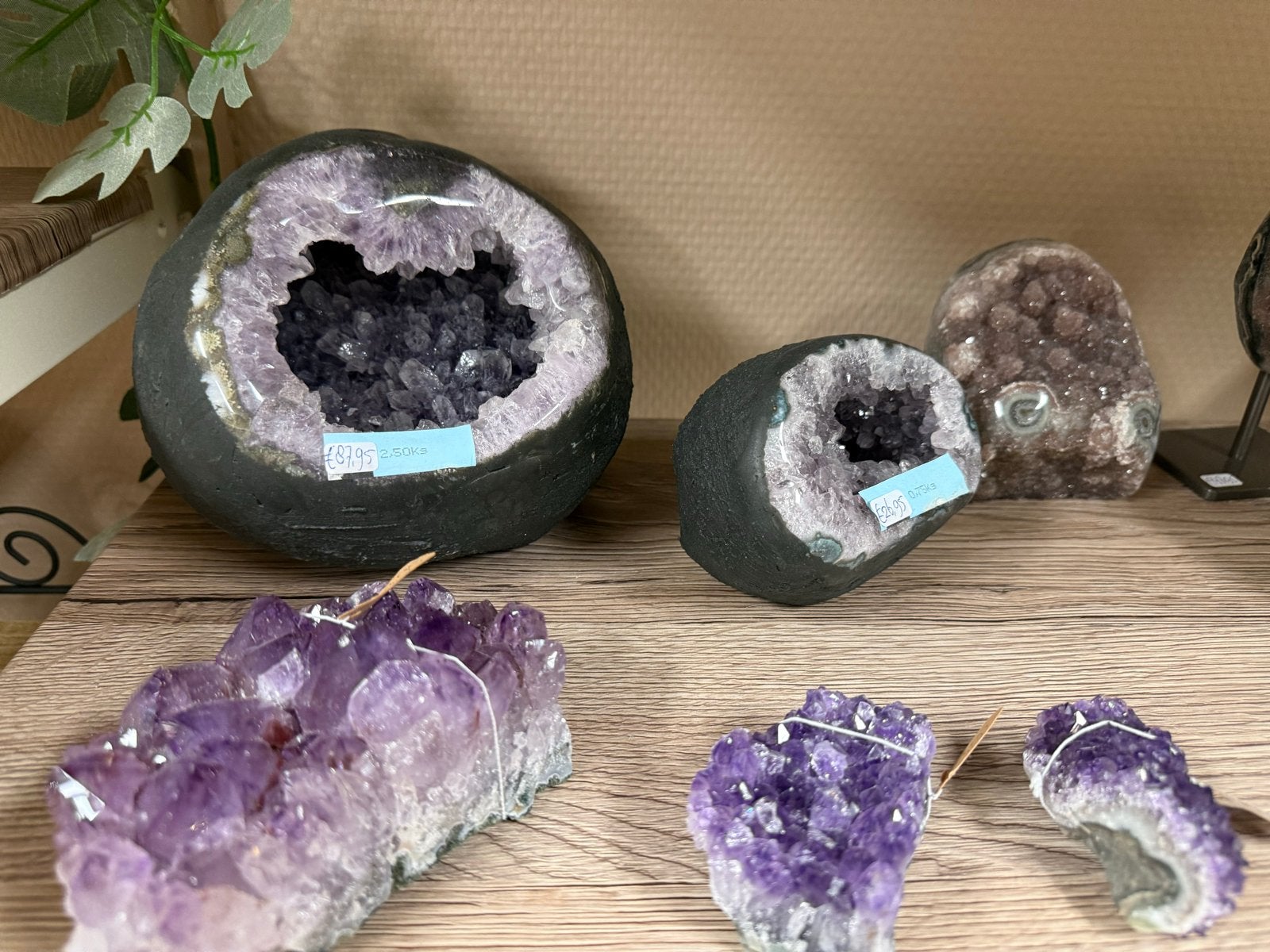 Opheffingsuitverkoop edelstenen en mineralen amethist, Ophalen of Verzenden, Mineraal