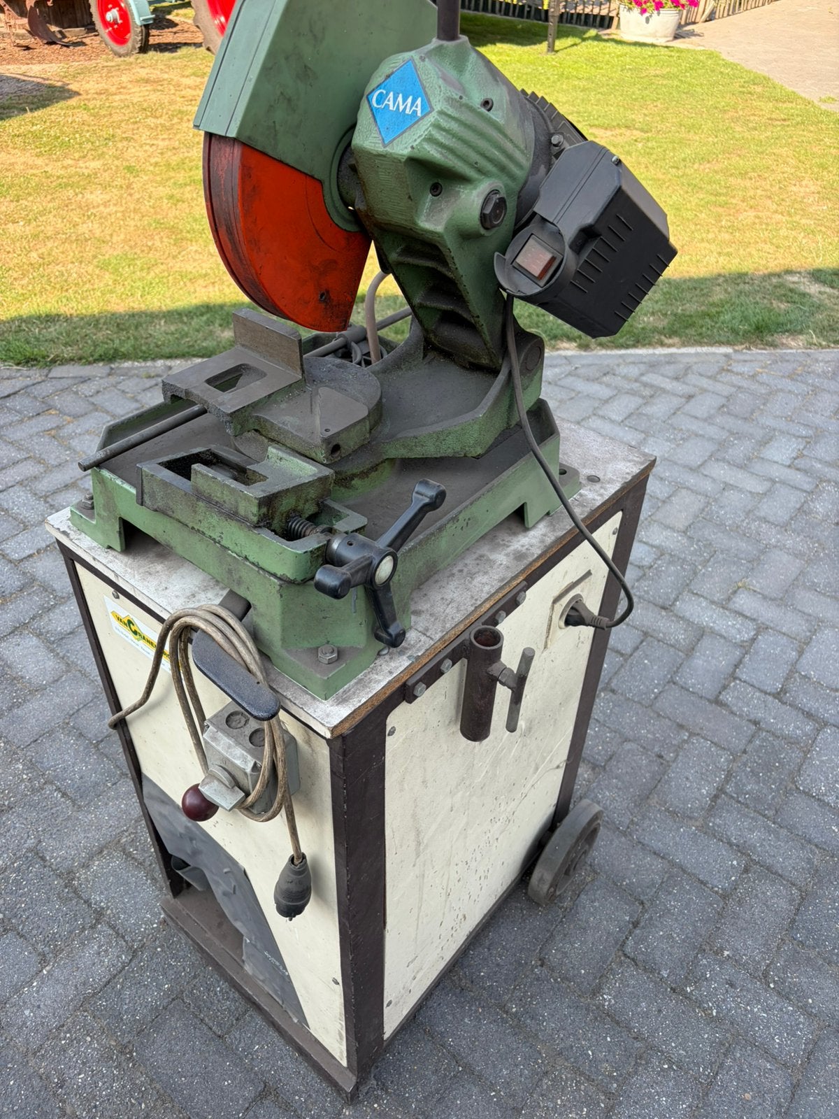 Cama zaagmachine met schade, Ophalen of Verzenden, Zo goed als nieuw, 1200 watt of meer, 70 mm of meer